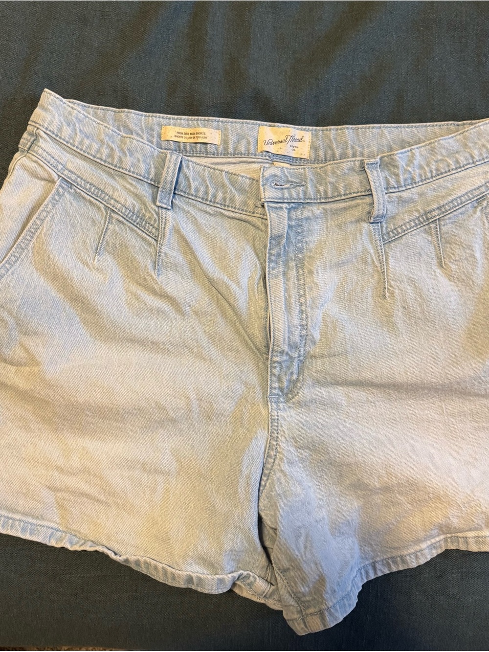 Jean Shorts: Universal Thread Light Wash Denim Shorts